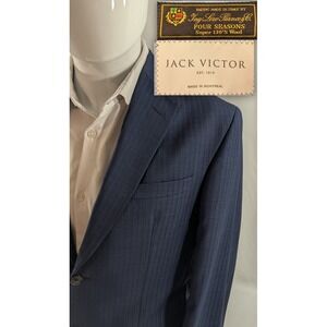 Jack Victor Blazer Sport Coat Suit Jacket Loro Piana 130s 4 SEASONS 39R 40"